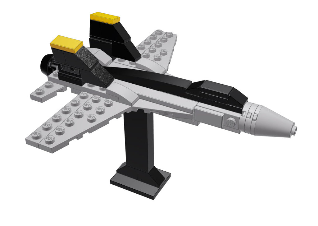 Lego mini hot sale fighter jet